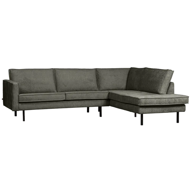 Direkt Vom Hersteller Eckgarnitur Rodeo Struktur Samt frost Couch Sofa Ecksofa Longchair rechts