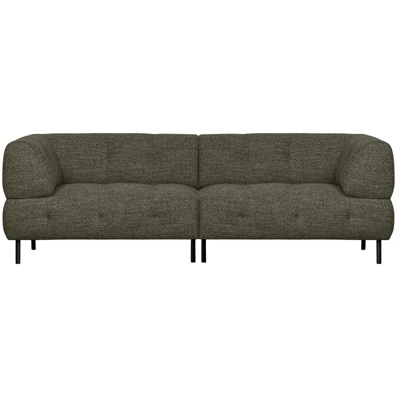 Schneller Versand 4 Sitzer Sofa Lloyd grober Webstoff grün-melange Couch