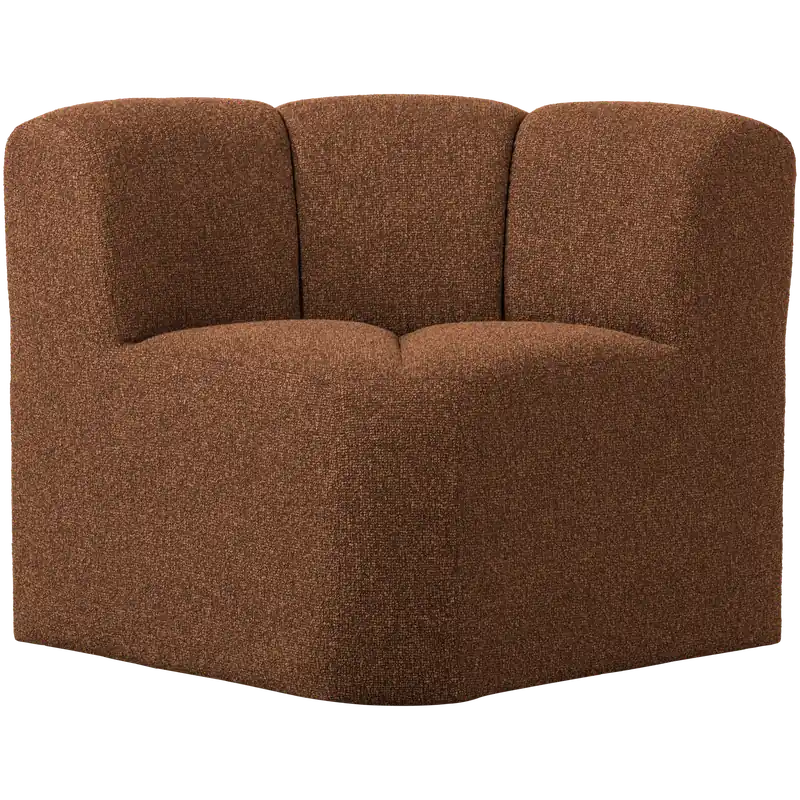 Direkt Vom Hersteller Esszimmerbank Eckbank MOJO Eck Element Bouclé rostbraun melange