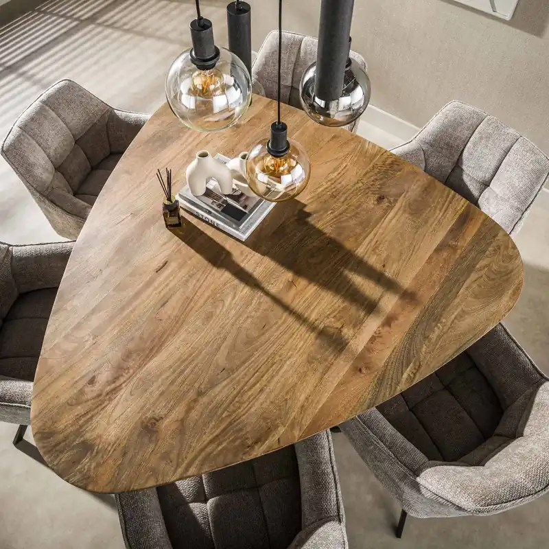 Online Kaufen Esstisch RAVE Medio dreieckige Form 150 cm Mangoholz