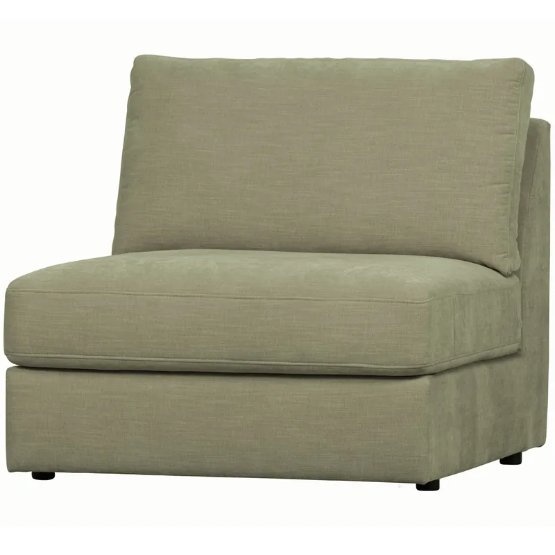 Rabatt Sofaelement FAMILY 90 cm Element Webstoff grün