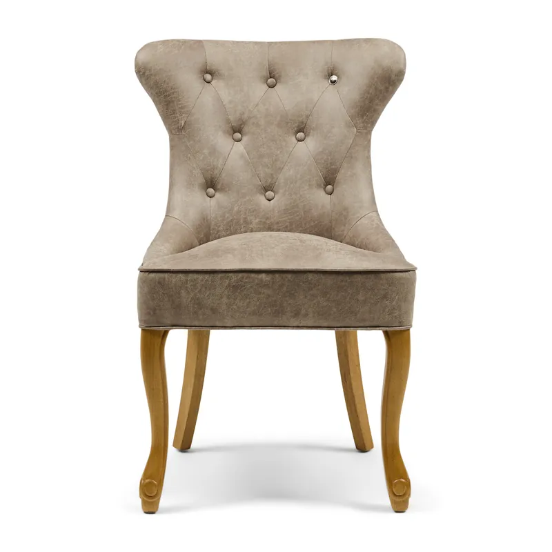 Garantierte Lieferung Rivièra Maison Esszimmerstuhl George Pellini Coffee mit Rubberwood-Gestell