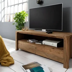 TV-Board Sheesham 125x45x50 braun geölt BUENO #1002 Solange Der Vorrat Reicht