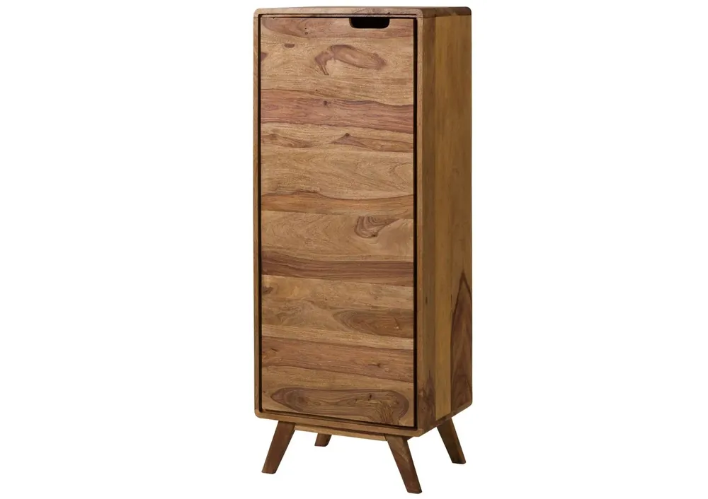 Badschrank Sheesham 50x35x128 natur sandgestrahlt MALMÖ 2 #260 Nur Für Kurze Zeit