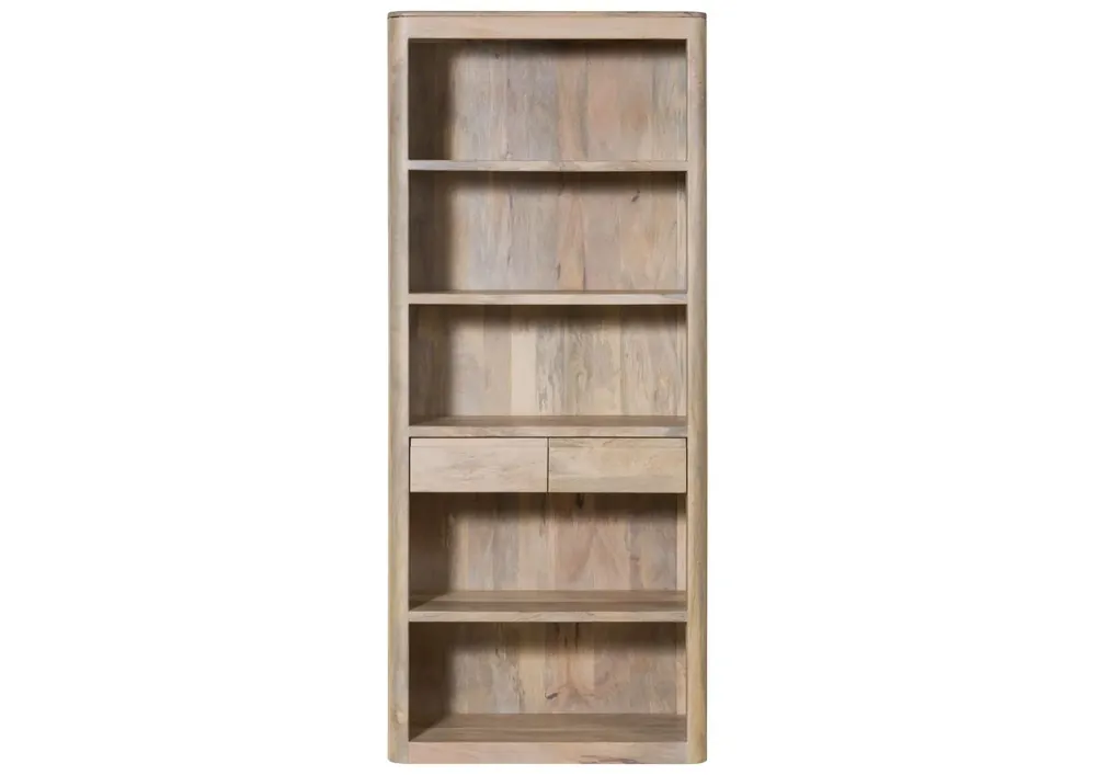 Neu Im Sortiment Bücherregal Mango 88x40x205 weiß lackiert TORONTO #318