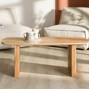 Couchtisch Akazie 120x60x45 natur lackiert MARRAKESCH #23 Sonderangebot