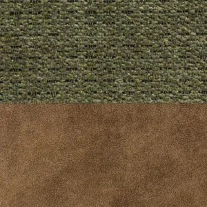 Sichere Zahlung Muster 10x10 Polyester braun / grün zu Drehstuhl HENRI #101