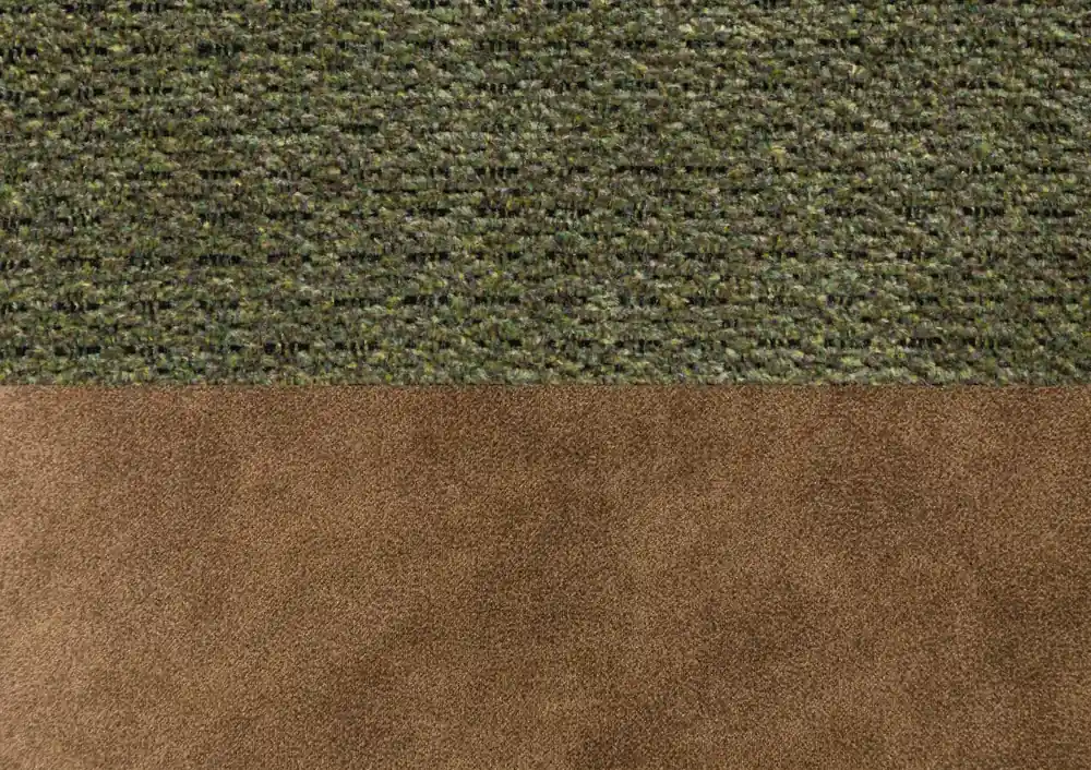 Sichere Zahlung Muster 10x10 Polyester braun / grün zu Drehstuhl HENRI #101