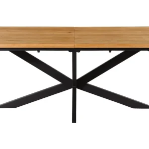Markenprodukt Esstisch ausziehbar 160-220x90x77 Wildeiche natur geölt LINDAU #31
