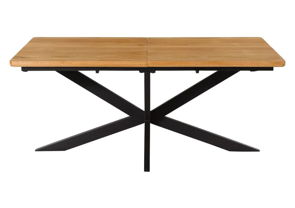 Esstisch ausziehbar 200-260x100x77 Wildeiche natur geölt LINDAU #33 Sichere Zahlung