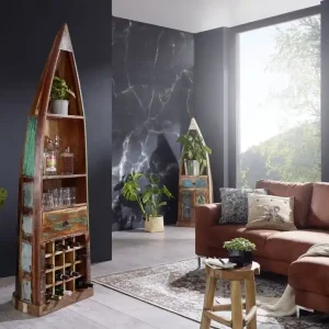 Regal Boot Indisches Altholz lackiert NATURE OF SPIRIT #120 Neuheit