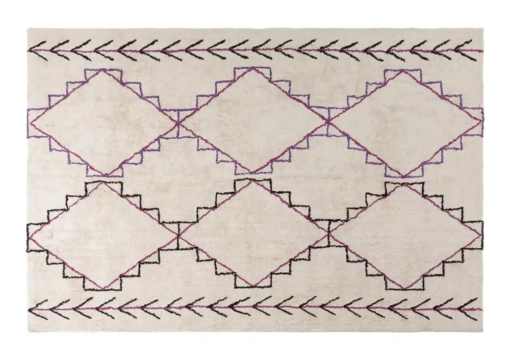 Direkt Vom Hersteller Teppich 150x80 beige/mehrfarbig KAFET