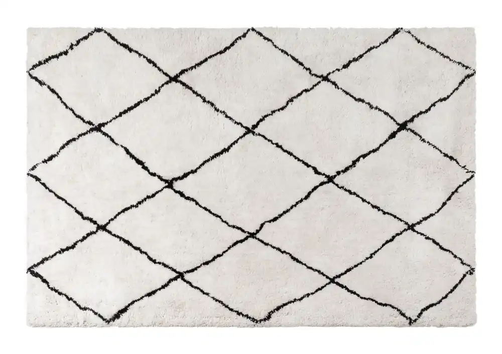 Versand Am Gleichen Tag Teppich 110x60 natur/schwarz KAFET