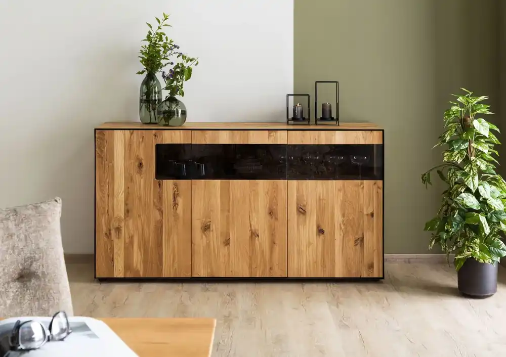 Sideboard Wildeiche 160x45x87 natur geölt STARNBERG #15 Jetzt Kaufen