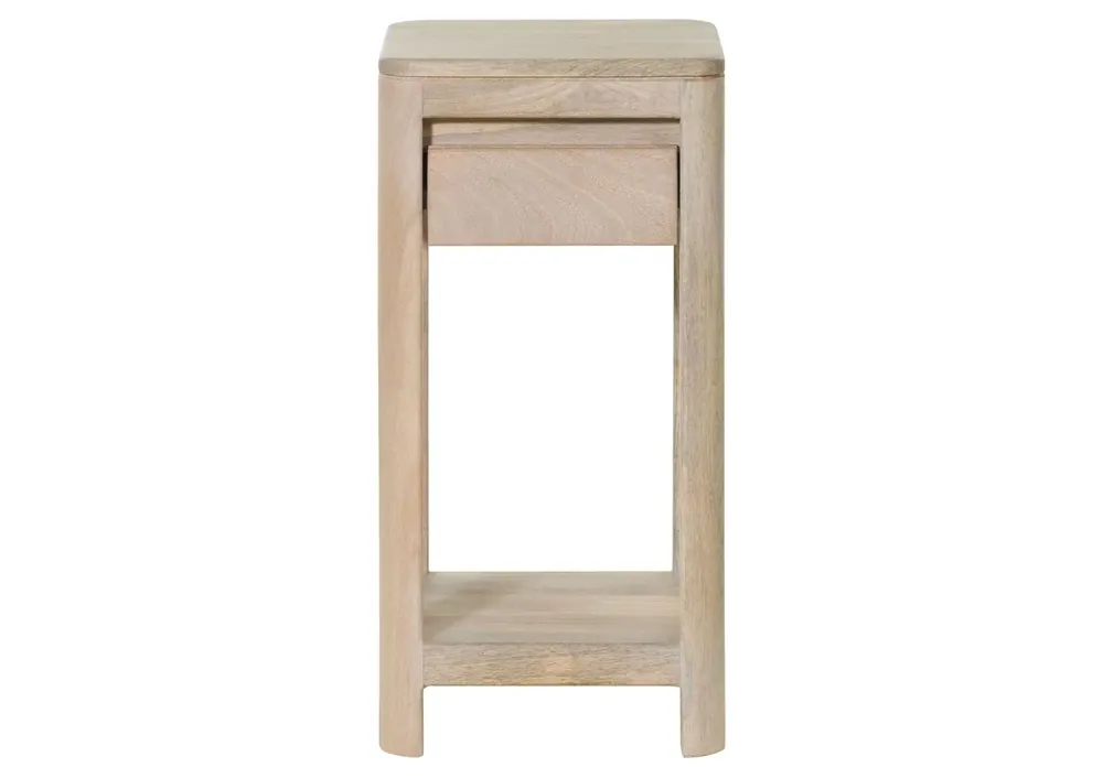 Highlight Beistelltisch Mango 30x30x60 weiß lackiert TORONTO #312