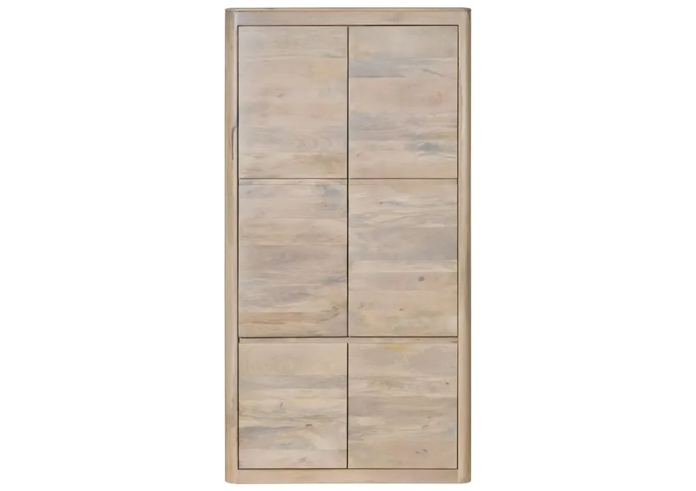 Schnäppchen Kleiderschrank Mango 105x60x200 weiß lackiert TORONTO #365