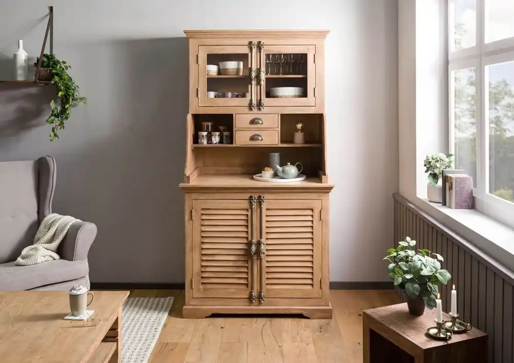 Nur Heute Buffet Mango 106x60x196 beige geölt TOULOUSE #04