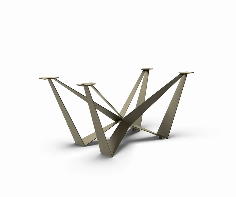 Tischgestell Spider Metall Effektfinish Titan für Ausziehtische von 180-300 cm Neuheit