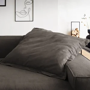 Wurfkissen Sirpio XL 85x85 Mikrofaser Khakibraun Sale