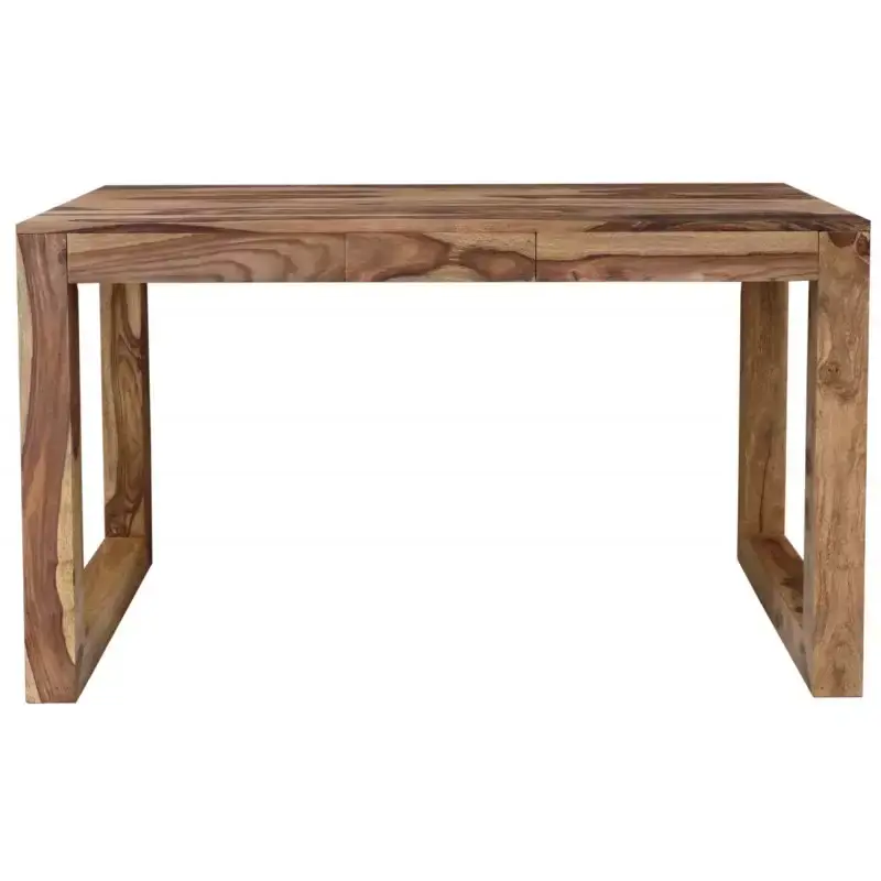 Preisknaller Schreibtisch Tara 110x76x60 aus indischem Sheesham-Massivholz