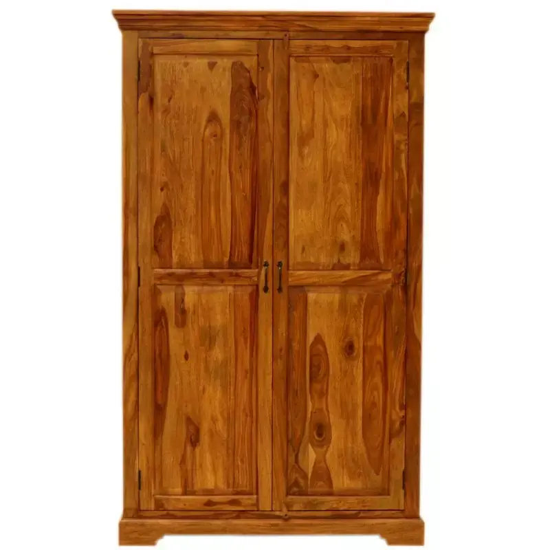Kleiderschrank Jali 120x200x60 aus indischem Sheesham-Massivholz Mega-Angebot