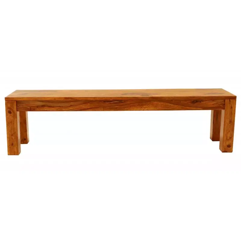 Billig Bank Gani 175x40 aus indischem Sheesham-Massivholz