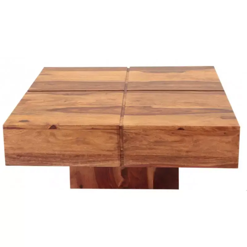 Couchtisch Gani 85x35x85 aus indischem Sheesham-Massivholz Jetzt Kaufen