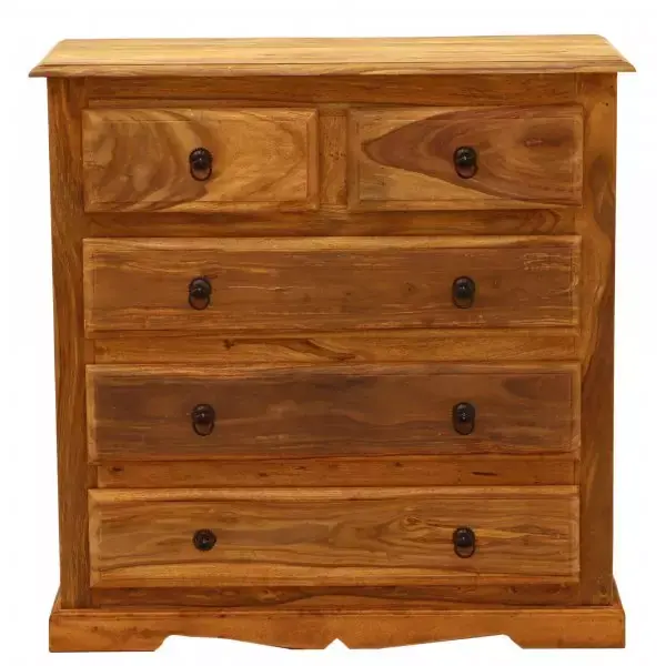 Kommode Jali 90x90x45 aus indischem Sheesham-Massivholz Markenware