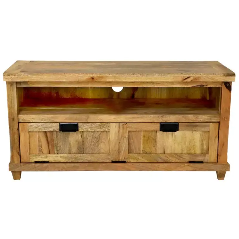 Günstig Fernsehtisch Devi 120x60x45 aus Mangoholz