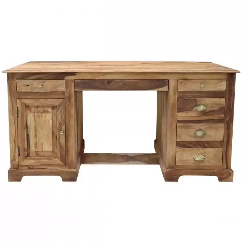 Top-Angebot Schreibtisch 160x80x80 aus indischem Sheesham-Massivholz