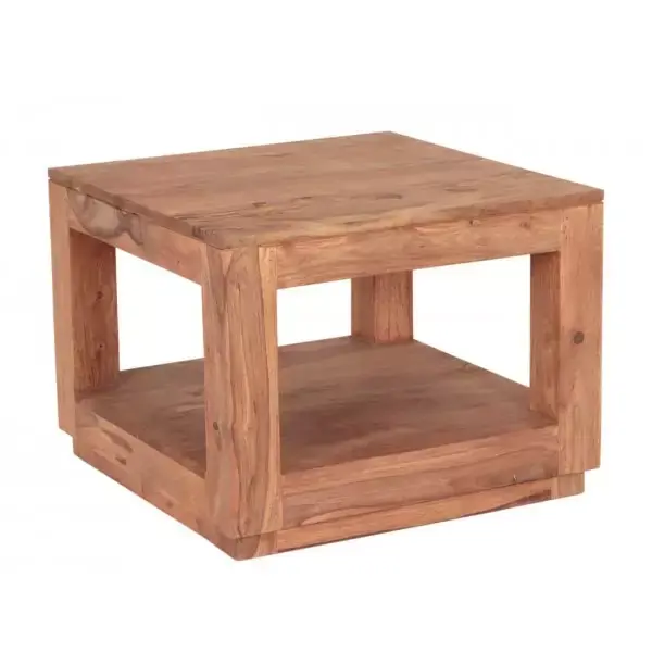 Aktuell Couchtisch Tara 60x45x60 aus indischem Sheesham-Massivholz