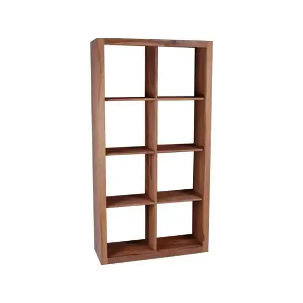 Neue Ware Bücherregal Rami 90x180x35 aus indischem Sheesham-Massivholz