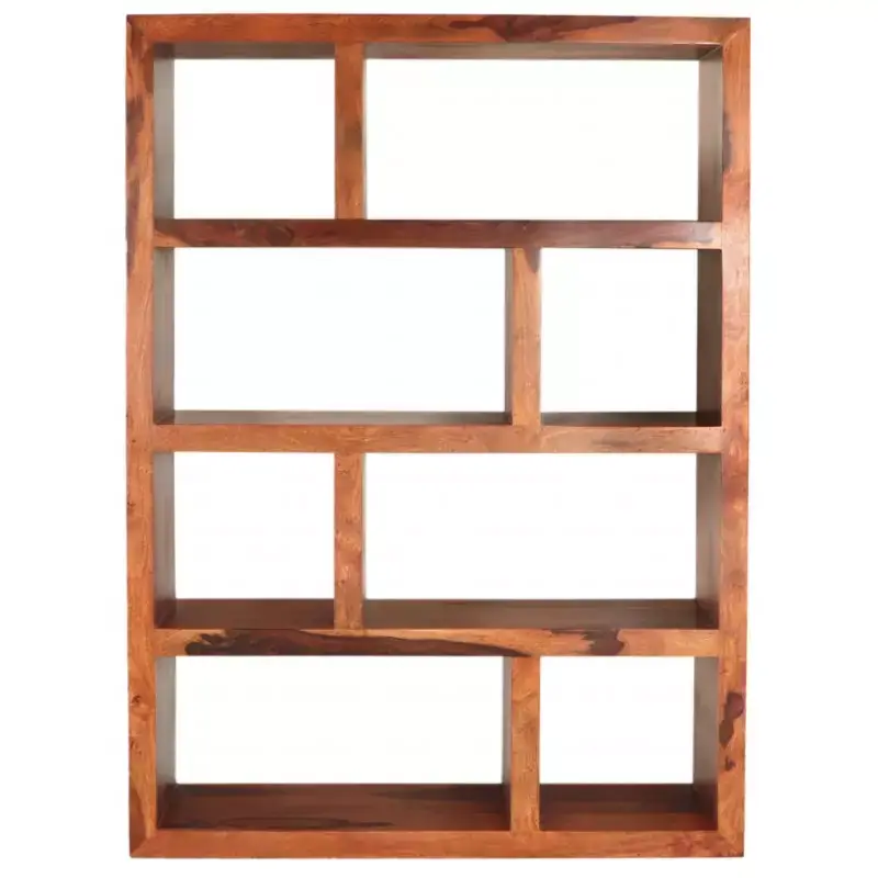 Bücherregal Tara 130x180x35 aus indischem Sheesham-Massivholz Preisknaller