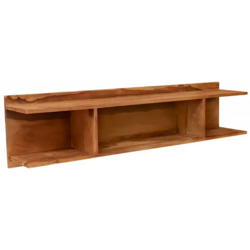 Wandregal Gani 120x30x22 aus indischem Sheesham-Massivholz Markenware