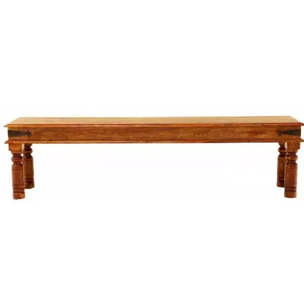 Aktuell Bank Jali 175x40 aus indischem Sheesham-Holz