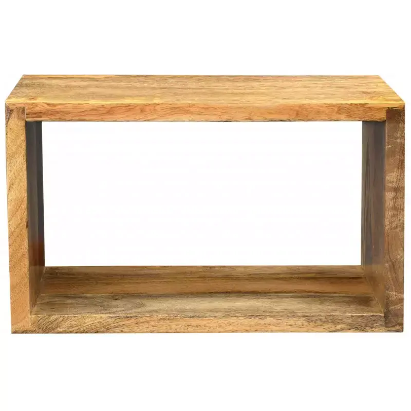 Zertifiziert Wandregal Devi 50x30x22 aus Mangoholz