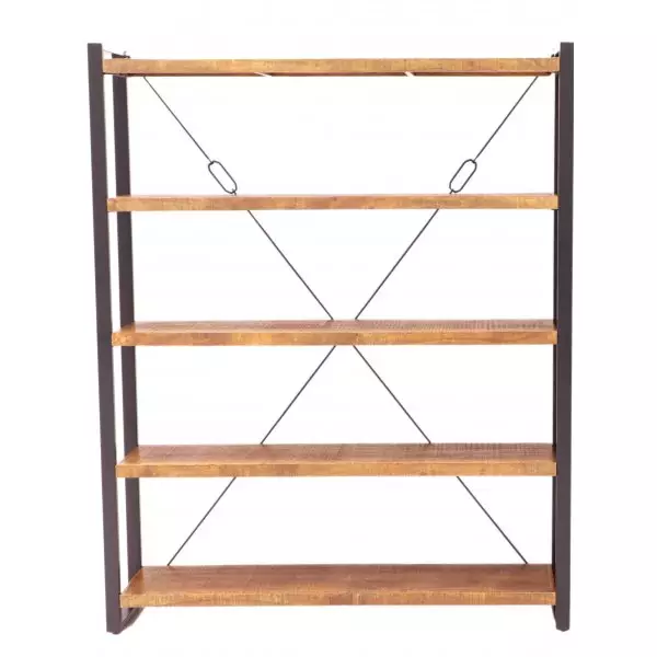 Sonderaktion Bücherregal Retro 160x200x35 aus Mangoholz