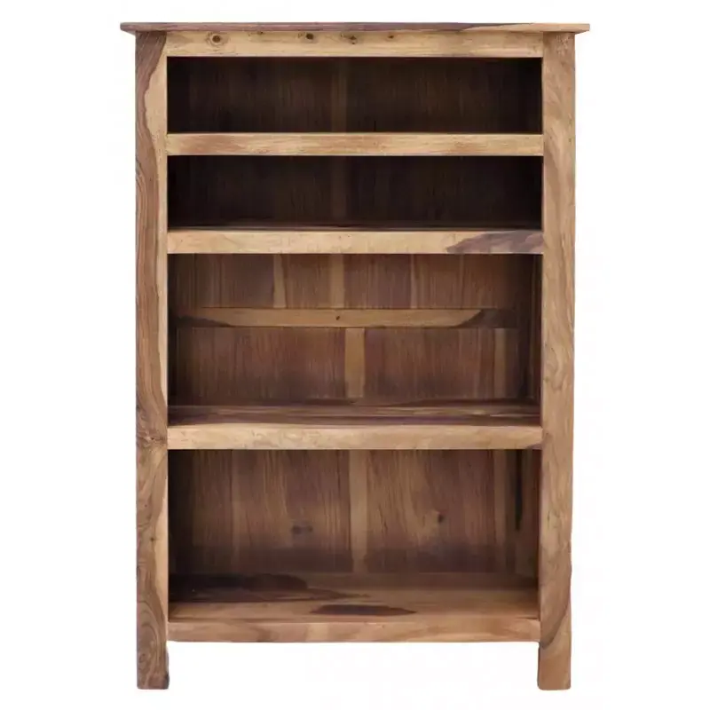 Solange Der Vorrat Reicht Bücherregal Rami 90x135x35 aus indischem Sheesham-Massivholz