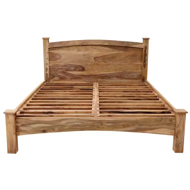 Bett Rami 180x200 aus indischem Sheesham-Massivholz Top-Angebot