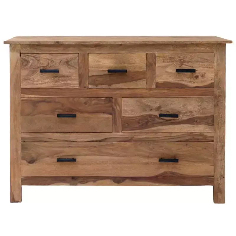 Günstig Kommode Rami 120x90x45 aus indischem Sheesham-Massivholz