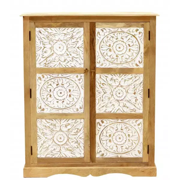 Kommode Sita 115x140x45 aus indischem Mango-Massivholz Direktkauf