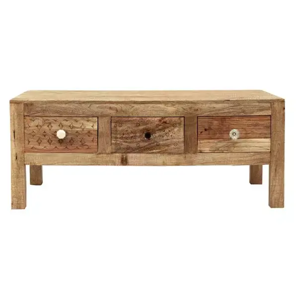 Sonderaktion Couchtisch Manu 110x45x60 aus Mangoholz