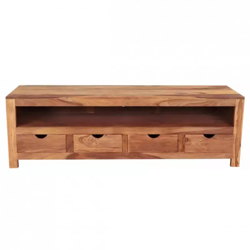 Fernsehtisch Amba 160x50x45 aus indischem Sheesham-Massivholz Preiswert