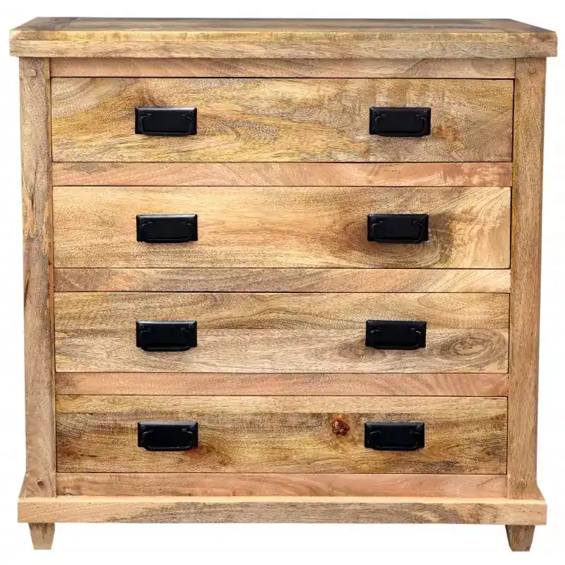 Kommode Devi 90x90x45 aus Mangoholz Neu
