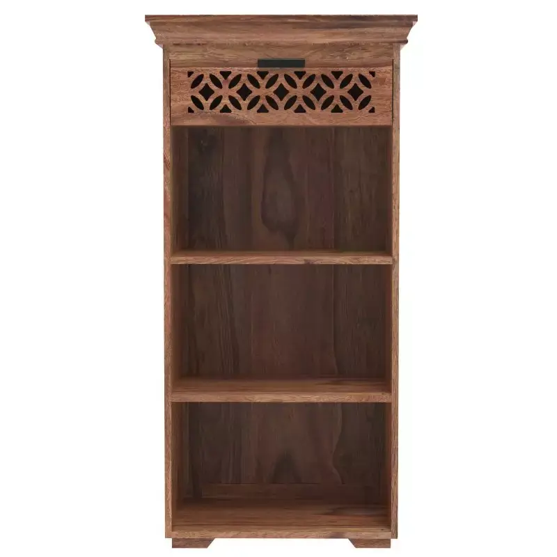 Bücherregal Mira 60x120x45 aus indischem Sheesham-Massivholz Heißes Angebot