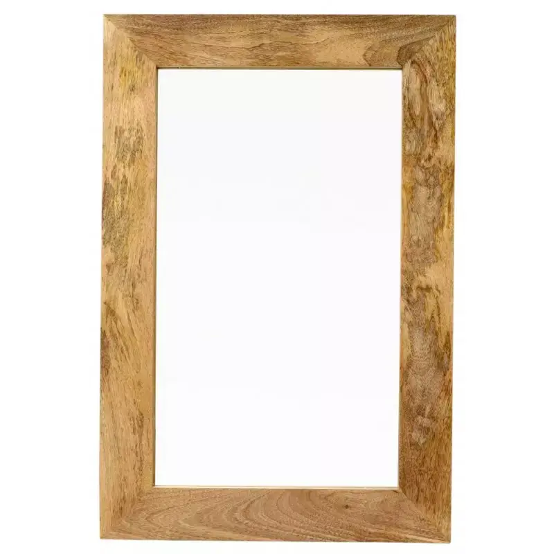 Rabatt Spiegel Gita 60x90 aus Mango-Massivholz