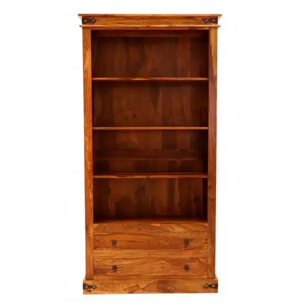 Beliebt Bücherregal Jali 100x200x45 aus indischem Sheesham-Massivholz