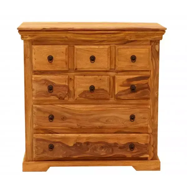 Kommode Jali 90x90x45 aus indischem Sheesham-Massivholz Preisreduziert