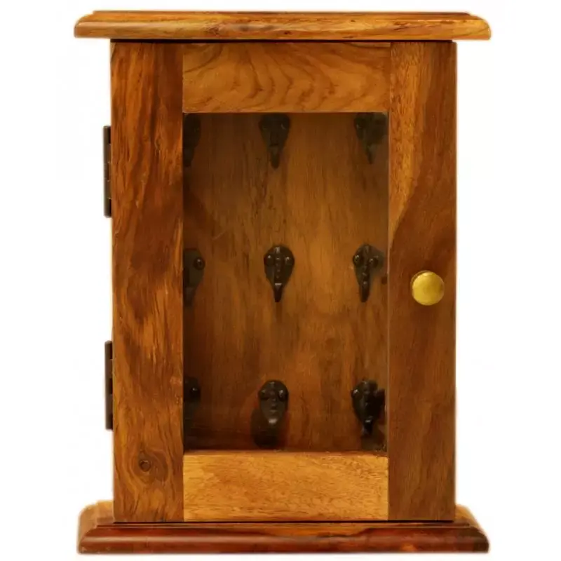 Schlüsselschränkchen Jali 30x40x10 aus indischem Sheesham-Massivholz Markenprodukt
