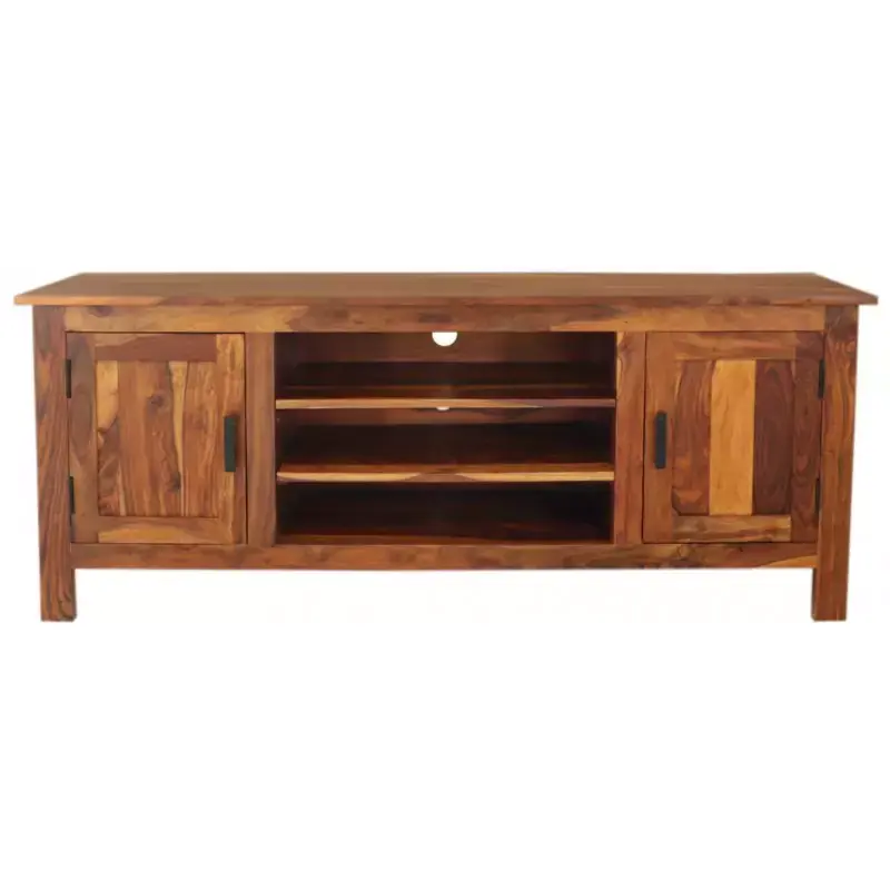 Fernsehtisch Rami 150x60x45 aus indischem Sheesham-Massivholz Top-Angebot